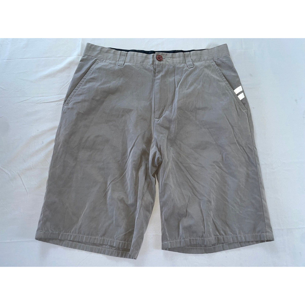 Travis Mathew Flat Front Chino Golf Shorts. Washed Gray, Men's Size 32. GUC!!